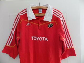 RARE Vintage Adidas Munster Rugby Union Retro Jersey Shirt Top XL Red Home Irish 2