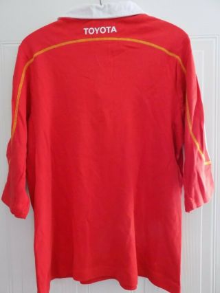 RARE Vintage Adidas Munster Rugby Union Retro Jersey Shirt Top XL Red Home Irish 4