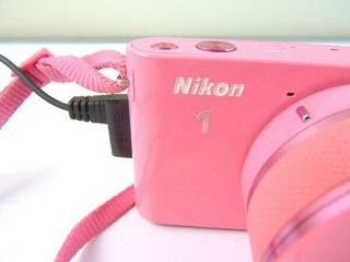 Nikon 1 J1 DSLR Camera w/ Lenses - Rare Pink 100 AUTHENTIC 2