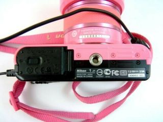 Nikon 1 J1 DSLR Camera w/ Lenses - Rare Pink 100 AUTHENTIC 3