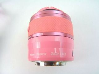 Nikon 1 J1 DSLR Camera w/ Lenses - Rare Pink 100 AUTHENTIC 6