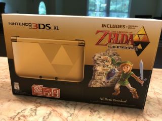 Legend Of Zelda A Link Between Worlds Nintendo 3ds Xl Console With Rare Cradle