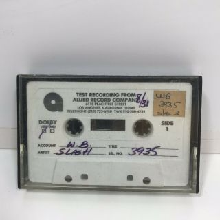 Rare Test Recording The Gun Club Fire Of Love Tape Cassette Allied Slash Records