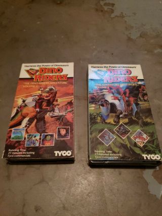 Rare Dino - Riders Vhs Volume 1 And 2