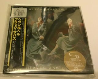 Black Sabbath ‎– Heaven And Hell Japan Mini Lp 2 X Shm Cd W/ Obi Rare