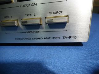 RARE SONY TA - F45 INTEGRATED STEREO AMPLIFIER 4