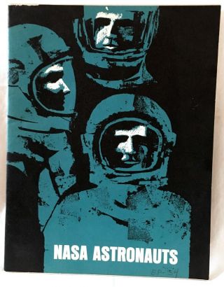 Vintage Rare Nasa Apollo Astronauts Booklet Photos And Bios 1967 Ep - 34