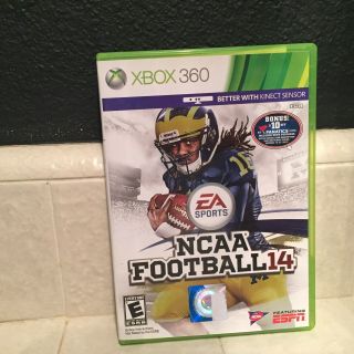 Ncaa Football 14,  College 2014 - Microsoft Xbox 360,  Complete,  Rare
