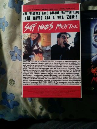 Surf Nazis Must Die Big Box Vhs Troma Only 250 Made rare oop hard to find horror 4