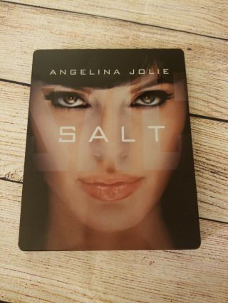 Salt Blu - Ray Steelbook.  Best Buy Exclusive.  Oop And Rare.  Angelina Jolie