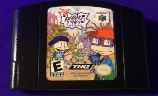 (G57) RARE COLLECTIBLE CLASSIC VINTAGE NINTENDO 64 N64 RUGRATS IN PARIS THE MOVIE 4