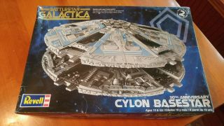 Rare Battle Star Galactica " Cylon Basestar " Revell Model Kit