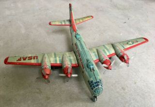 50s Tin Litho B29 - like Airplane Made in Japan YONEZAWA RARE AND 3