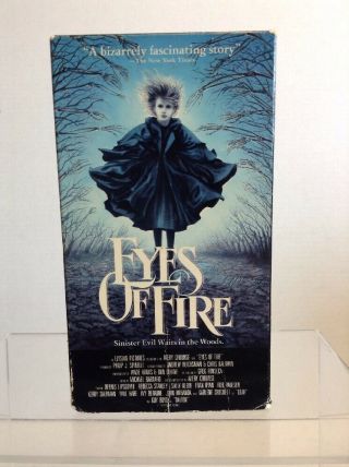 Eyes Of Fire 1983 Vestron Vhs Witch Folk Western Horror Rare Oop Not On Dvd