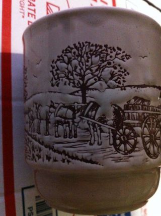 Rare - Vintage Farm Life Scene Porcelain mug - Kiln Craft - Staffordshire,  England 3