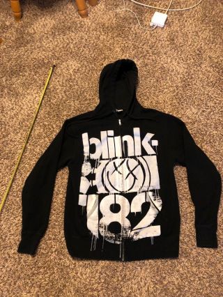 Vintage Blink 182 Hoodie Sweatshirt Rare M Medium