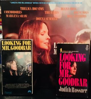 Looking For Mr.  Goodbar 1977 Film (vhs Movie Tie - In Paperback Soundtrack Lp) Rare