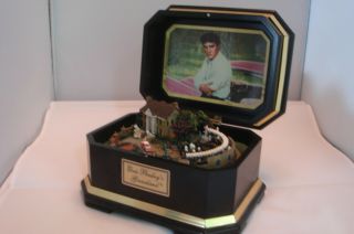 Elvis Presley Rare Graceland Music Box By Ardleigh Elliott Love Me Tender