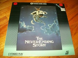 The Neverending Story Laserdisc Ld Very Rare Great Film