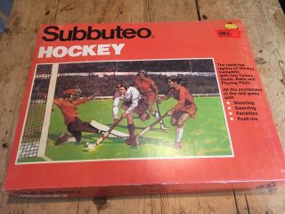 Vintage 1974 Subbuteo Hockey Boxed In Fantastic Rare & Collectable