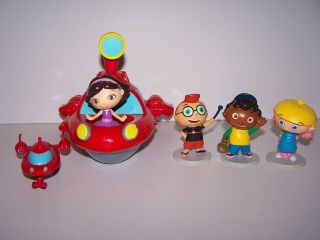 Disney Little Einsteins Rocket Adventure Submarine Bath Toy W/figures Rare Htf