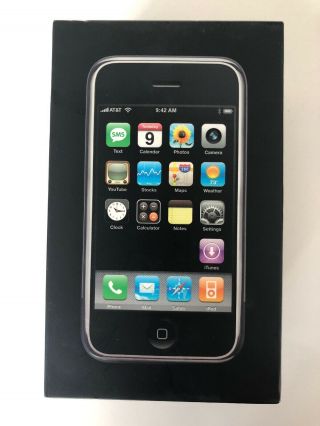 Apple Iphone 1st Gen 8gb Box Ma712ll/a Rare (box Only)