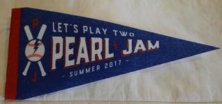 Pearl Jam Let’s Play Two Pennant Wrigley Field Chicago Rare