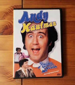 Andy Kaufman - The Midnight Special Dvd Rare And Oop Stand Up Footage Comedy