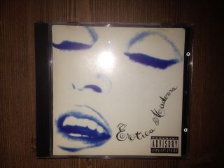 Madonna - Erotica 1992 Korea Cd Rare Unique Back Cover