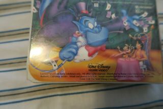 Walt Disney Black Diamond Classic Aladdin Movie VHS RARE 5