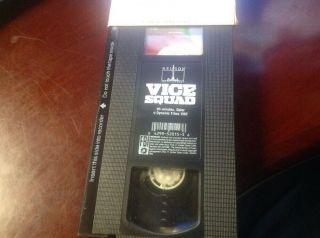 VICE SQUAD vhs 80 ' s Sleaze RARE HTF Wings Hauser Season Hubley NOT a Rental OOP 3