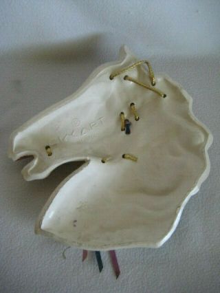 RARE Large Clay Art CERAMIC MASK Decorative Horse Head Made in the U.  S.  A. 3