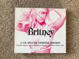 Britney Spears Britney Cd,  Dvd Special Limited Edition Rare With Poster