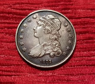 1831 25c Au,  Capped Bust Silver Quarter Rare Only 398000 Minted
