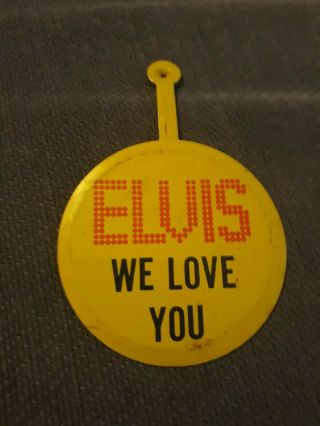 Elvis Presley Vintage 1970 Badge From Las Vegas Very Rare