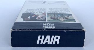 HAIR (1979) VHS Rare CBS FOX Hi - Fi Release AGE OF AQUARIUS 5