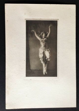 THAMAR KARSAVINA.  V.  RARE 1913 E.  O.  HOPPE PRINT.  DIAGHILEV.  BALLET RUSSE 2