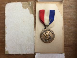 Humane Education 1928 Medal Ribbon The American S.  P.  C.  A.  Poster Contest Rare