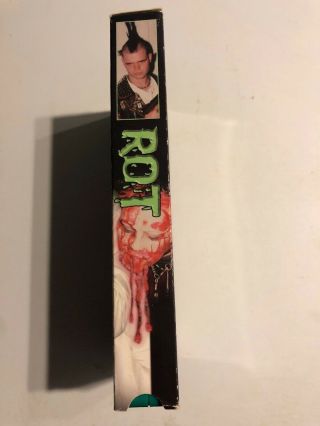 Rot VHS Video Outlaw Punk Rock Zombies Rare OOP SOV 3