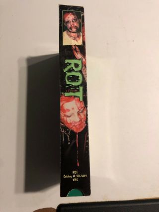 Rot VHS Video Outlaw Punk Rock Zombies Rare OOP SOV 4
