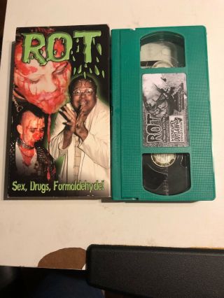 Rot VHS Video Outlaw Punk Rock Zombies Rare OOP SOV 6