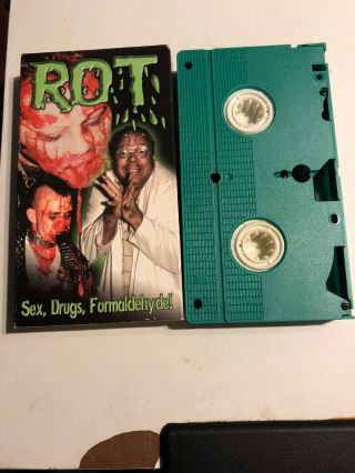 Rot VHS Video Outlaw Punk Rock Zombies Rare OOP SOV 7