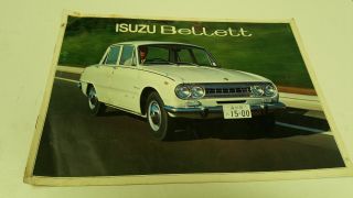 1965 ? Isuzu Bellett Sales Brochure Rare