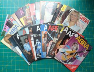 28x Abba Uk Magazines No.  S 14 To 41 Rare