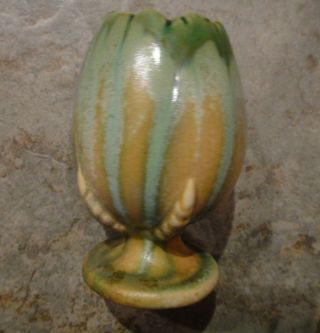 Vtg.  /Antique Vase Planter Drip Art Glaze Pottery Belgium Rare Estate Find 5