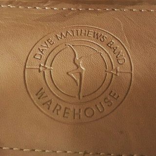 Rare Dave Matthews Band - Warehouse Leather Luggage Tag Dmb