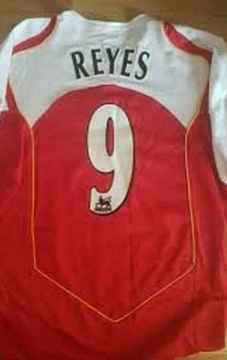 Jose Antonio Reyes Arsenal 2004/2005 Red Home Shirt Size Xl Rare Retro