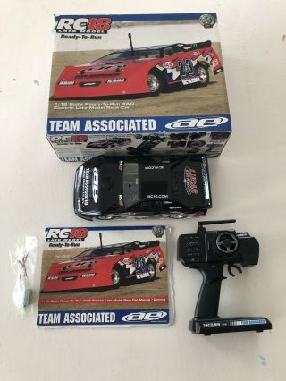 Vintage 20130 Team Associated Rc18 Late Model 4wd Rtr Car - Upgrades - Rare