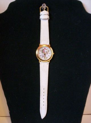 Rare Vintage Pearl Nurse Dial & Rotating Stethoscope Second Hand Watch
