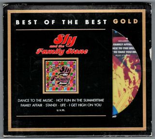 Sly And The Family Stone:best Of Best - 18 Tracks - 2004 Sony Germany - 24kt Gold - Rare
